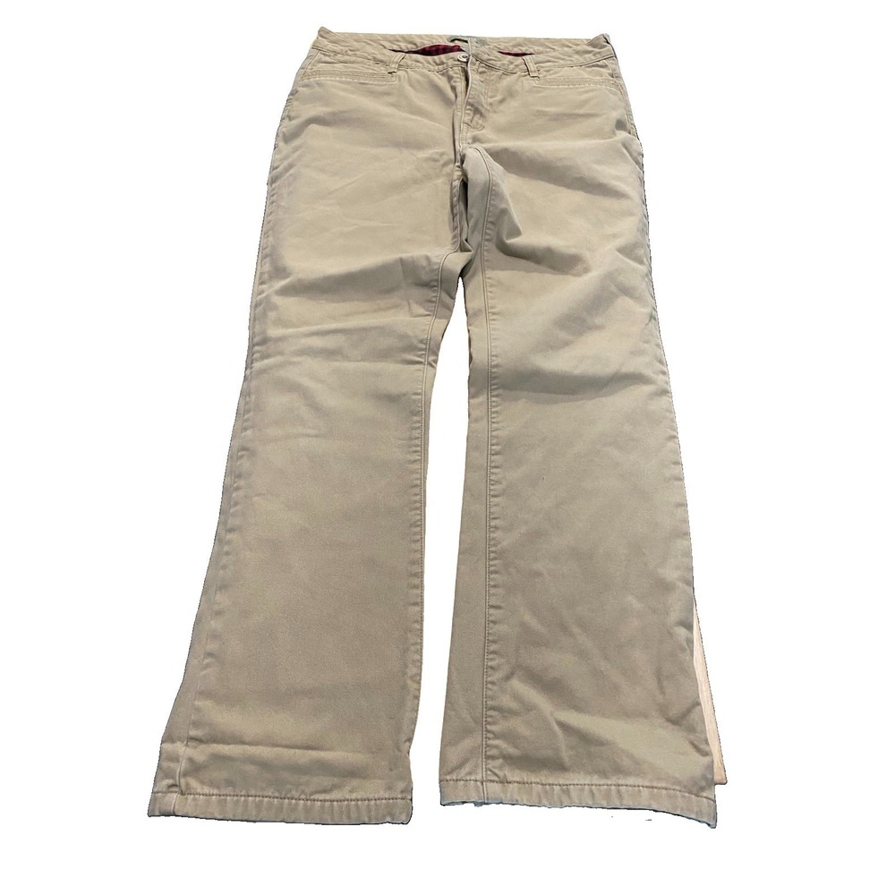 Ladies Nautica Flannel Lined Pants Women's Size14. Men's Size 34X32 Winter Warm